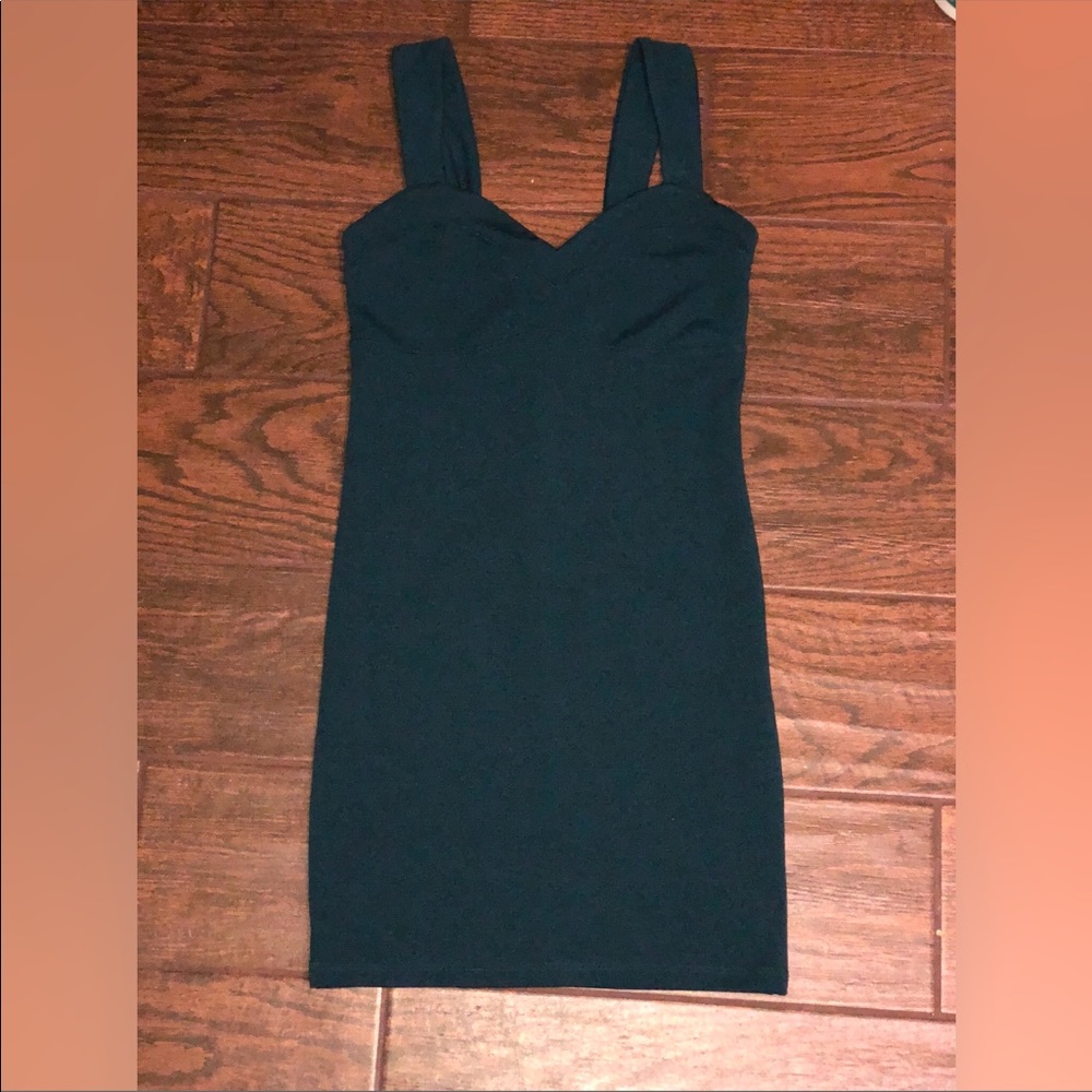 F21 turquoise dress